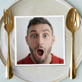 Guardanapo De Papel Selfie Foto Upload | Sua festa de diversão