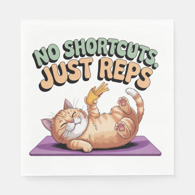 Guardanapo De Papel Sem Atalhos. Apenas Reps (Frente)