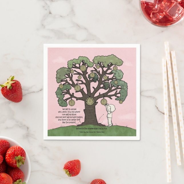 Guardanapo De Papel Sem tempo como o presente (Insitu)