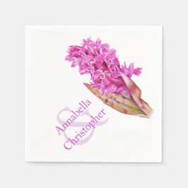 Guardanapo De Papel Sequestro de papel aquoso de orquídea selvagem de