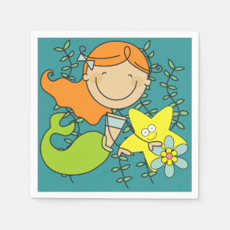 Guardanapo De Papel Sereia do Redhead