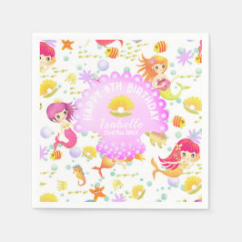 Guardanapo De Papel Sereias Brancas