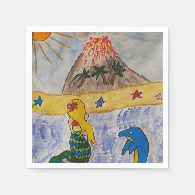 Guardanapo De Papel Sereid Island Paper Napkin (Frente)