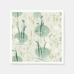 Guardanapo De Papel Serena Flor de Bambu Asiática (10)