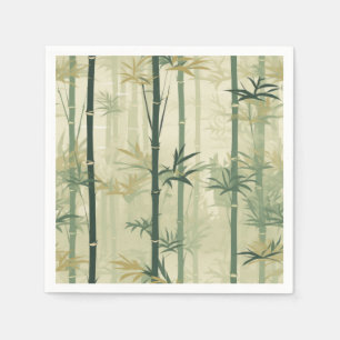 Guardanapo De Papel Serena Flor de Bambu Asiática (3)