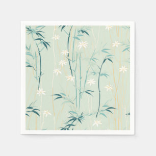 Guardanapo De Papel Serena Flor de Bambu Asiática (9)