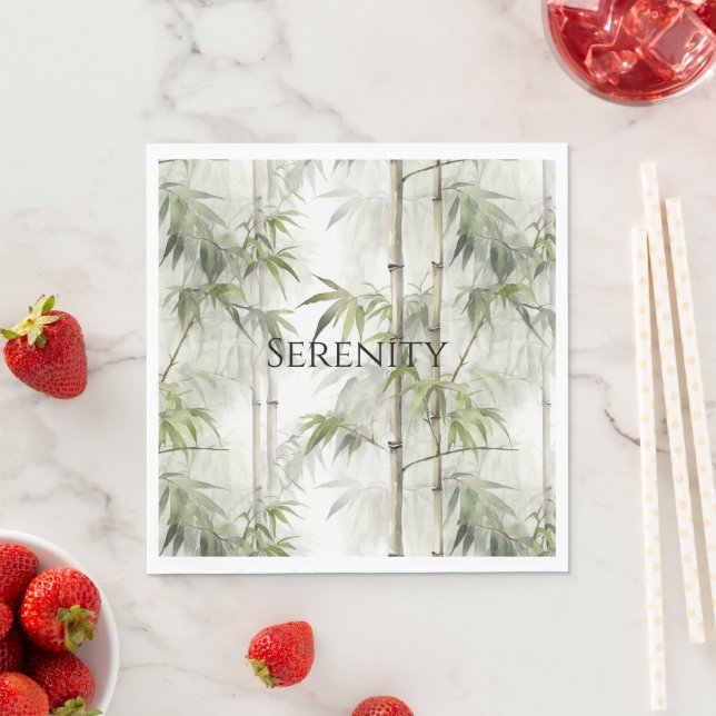 Guardanapo De Papel Serenidade de Bambu Verde (Insitu)
