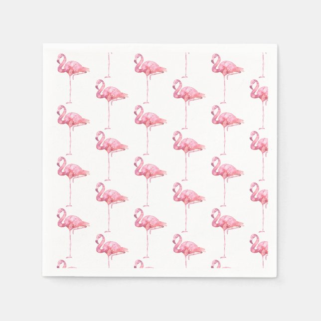 Guardanapo De Papel Série Flamingo Ternura Design 1  (Frente)
