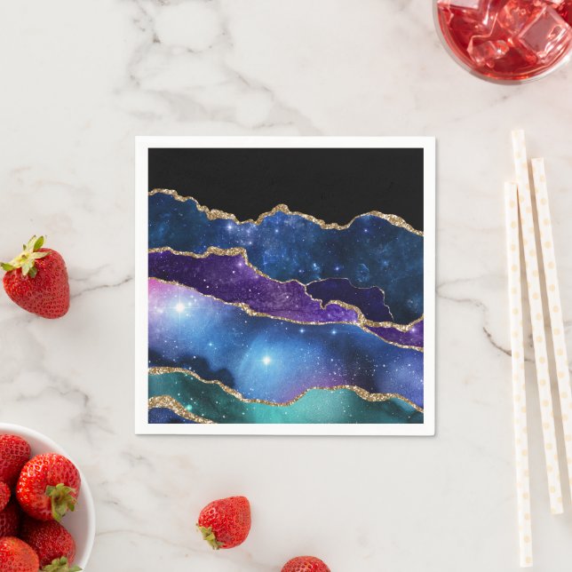 Guardanapo De Papel Série Galaxy Agate Design 13  (Insitu)