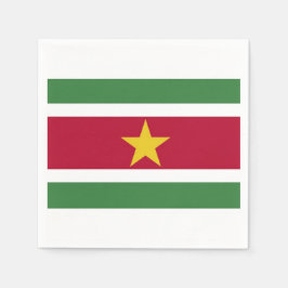 Guardanapo De Papel Servetten "Surinaamse vlag".