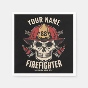 Guardanapo De Papel Serviço de Bombeiros Personalizados