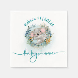 Guardanapo De Papel Servilleta de papel Baby Shower "Baby Koala"