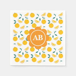 Guardanapo De Papel Servilleta de papel diseño naranjas