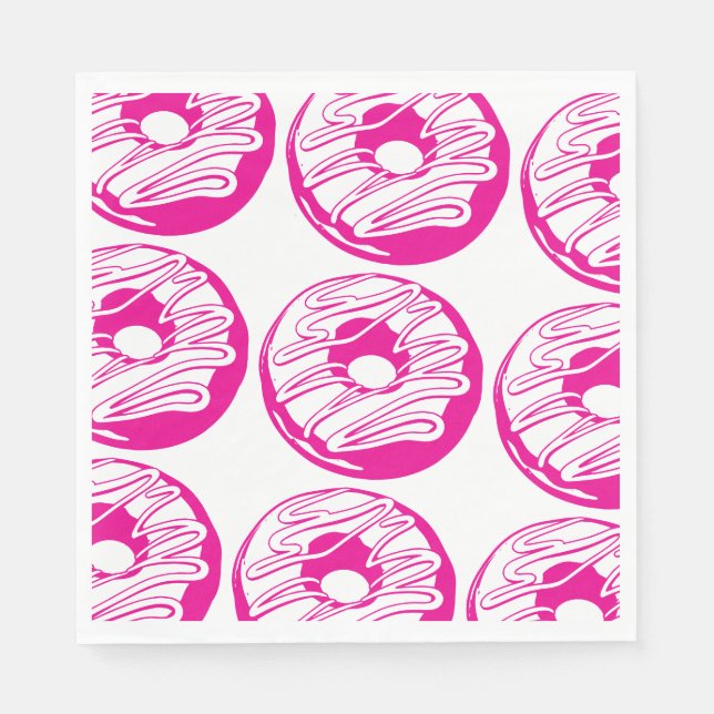 Guardanapo De Papel Servilleta de papel donuts  (Frente)