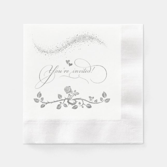 Guardanapo De Papel Servilleta de papel para boda (Frente)