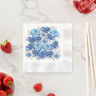 Guardanapo De Papel Servilletas blue 