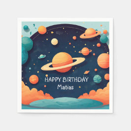 Guardanapo De Papel Servilletas cumpleaños personalizadas