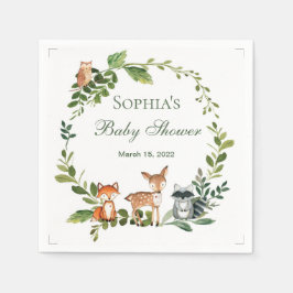 Guardanapo De Papel Servilletas De Papel ducha de bebé con pañales de 