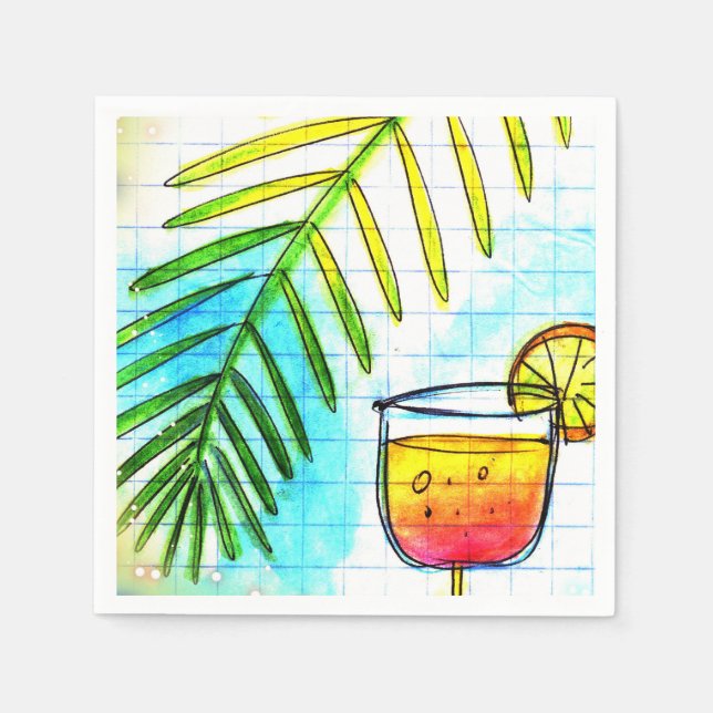 Guardanapo De Papel Servilletas originales para restaurant bar (Frente)