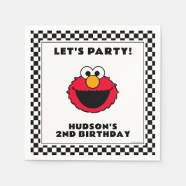Guardanapo De Papel Sesame Street's Elmo Checkerboard Birthday