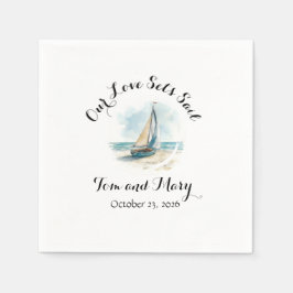 Guardanapo De Papel Set Sail Gift Napkin