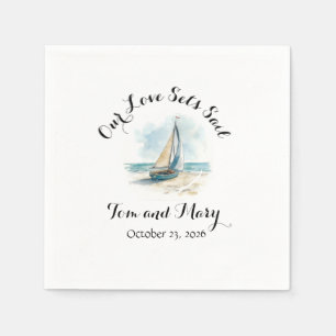 Guardanapo De Papel Set Sail Gift Napkin