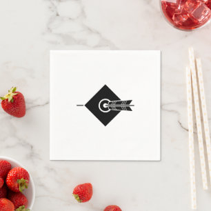 Guardanapo De Papel Seta atingida pelo alvo Napkins