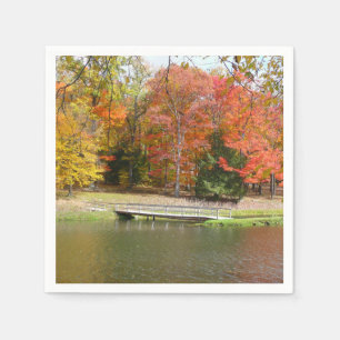 Guardanapo De Papel Sete Primaveras Call Bridge III Autumn Landscape