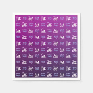 Guardanapo De Papel Seu logotipo 2 imagens carregadas ou logotipos d