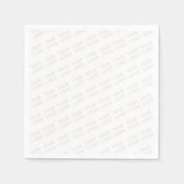 Guardanapo De Papel Seu logotipo aumenta e repete automaticamente