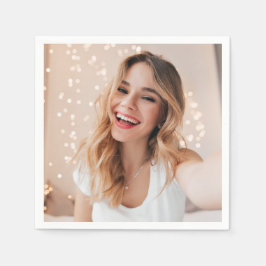 Guardanapo De Papel Seu rosto no aniversário