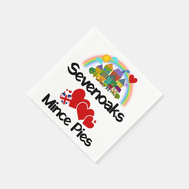 Guardanapo De Papel Sevenoaks, Kent UK Adora Mince Pies (Canto)