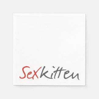 Guardanapo De Papel Sex Kitten Cocktail Napkin
