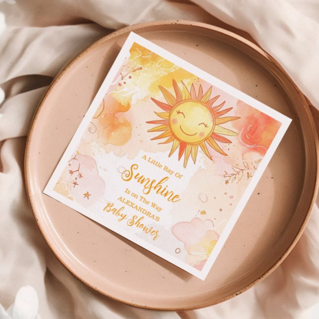 Guardanapo De Papel Sexo Neutro Boho Sun (Criador carregado)