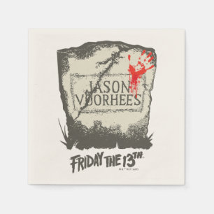 Guardanapo De Papel Sexta-feira, 13 Jason Voorhees Headstone
