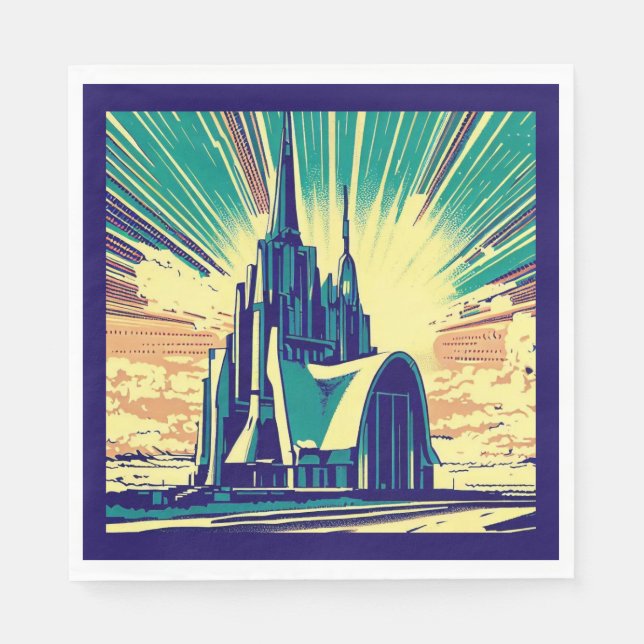 Guardanapo De Papel SF Futurística Igreja 3 (Frente)