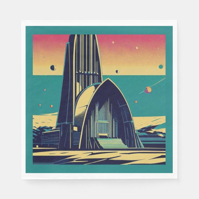 Guardanapo De Papel SF Futurística Igreja 3 (Frente)