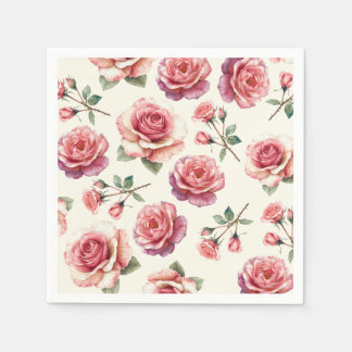 Guardanapo De Papel Shabby Pink Roses Forever