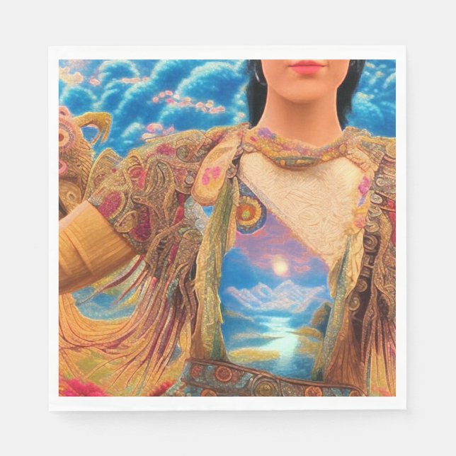 Guardanapo De Papel Shaman Woman (Frente)