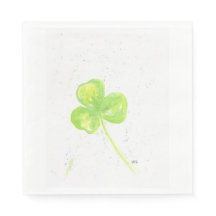 Shamrock Luncheon Napkin