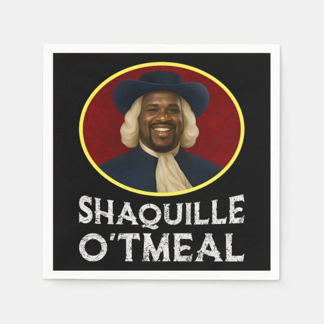 Guardanapo De Papel Shaquille Oatlight Engraçado Meme (Frente)