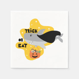 Guardanapo De Papel Shark Halloween