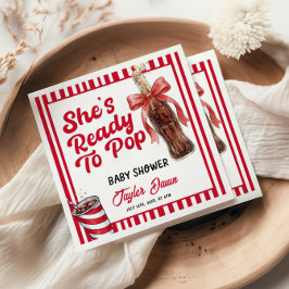 Guardanapo De Papel She's about to pop Baby Shower