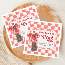 Guardanapo De Papel She's Ready to Pop Baby Shower