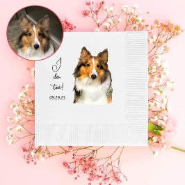 Guardanapo De Papel Shetland Sheepdog Personalizado Eu Também