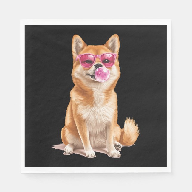 Guardanapo De Papel Shiba Inu (Frente)