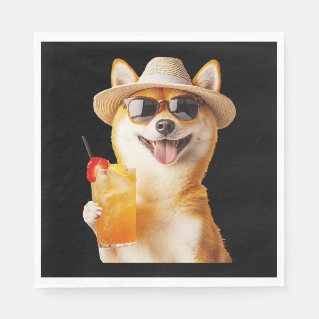 Guardanapo De Papel Shiba Inu (Frente)