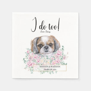 Guardanapo De Papel Shih Tzu Dog Casamento Cocktail Napkins