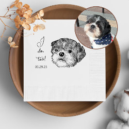 Guardanapo De Papel Shih Tzu Dog Personalizado Eu Também