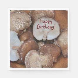 Guardanapo De Papel Shiitake Mushroom Aniversário